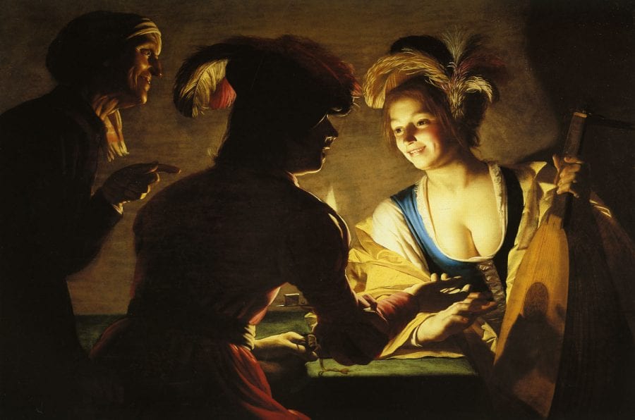 Gerrit van Honthorst,  The Procuress, 1625, Centraal Museum, Utrecht