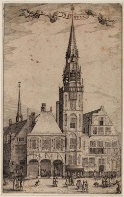 Claes Jansz. Visscher,  Het Stadhuys van Amsterdam (p. 216), in Ludovic, 1612,