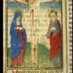 The Crucifixion from Master of Hugo Jansz van Woe,  ca. 1500,  Royal Library, The Hague