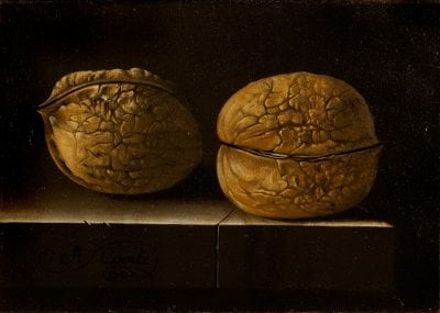 Still Life with Two Walnuts, 1702, Budapest, Szépmüvészeti Muzeum