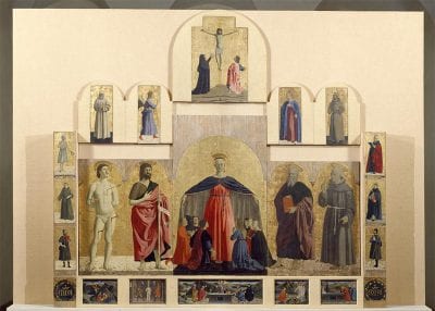 Piero della Francesca,  Polyptych of the Misericordia,  ca. 1460–62,  Sansepolcro, Italy, Pinacoteca Comunale