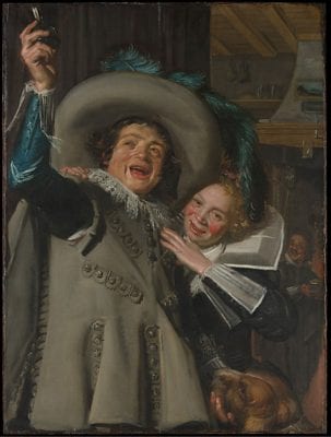 Frans Hals,  Young Man and Woman in an Inn, New York, Metropolitan Museum of Art