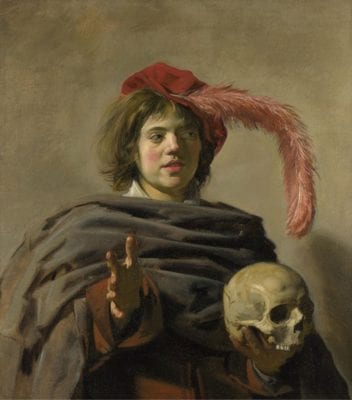 Frans Hals,  Young Man Holding a Skull, London, National Gallery