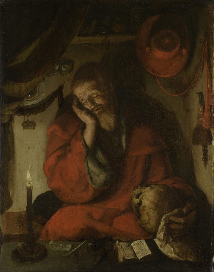 Aertgen van Leyden,  Saint Jerome in His Study by Candlelight, ca. 1520, Amsterdam, Rijksmuseum