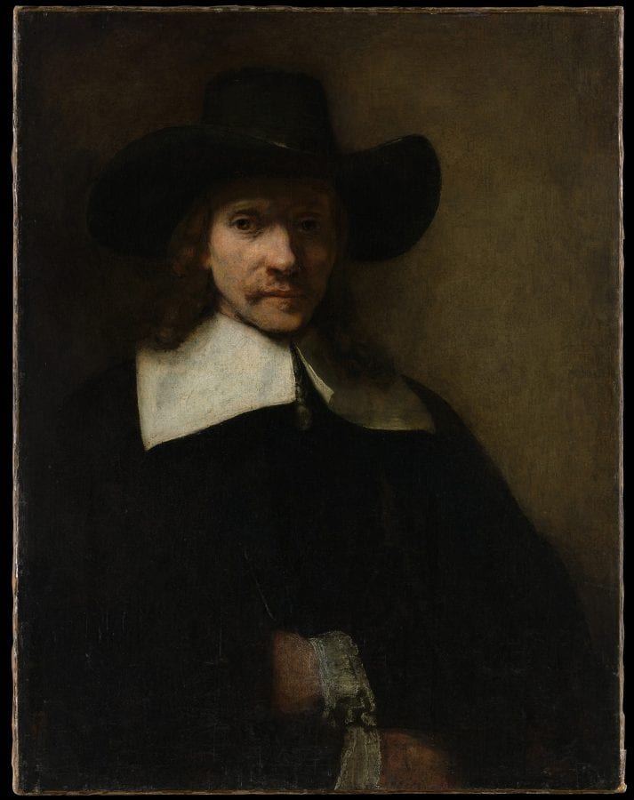 Attributed to Rembrandt van Rijn (1606–1669),  Portrait of a Man , ca. 1655–60, New York, The Metropolitan Museum of Art, Marquand Collection, Gift of Henry G. Marquand, 1890