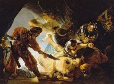 Rembrandt,  The Blinding of Samson,  1636, Frankfurt, Städelsches Kunstinstitut