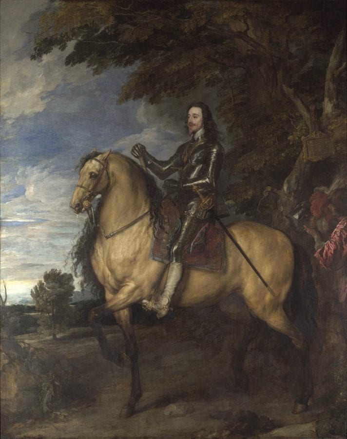 Anthony van Dyck,  King Charles I on Horseback,  ca. 1638,  London, The National Gallery