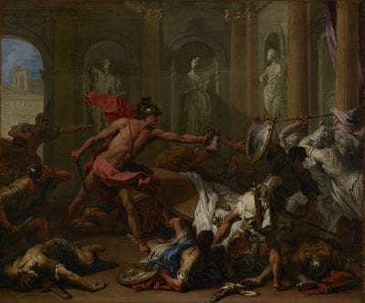 Sebastiano Ricci (1659–1734),  Perseus Confronting Phineus with the Head of Med, ca. 1705–10, Los Angeles, J. Paul Getty Museum