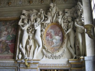 Primaticcio (1504–1570),  Apartment of the duchesse d’Étampes (detail sh,  1541–44,  Château de Fontainebleau